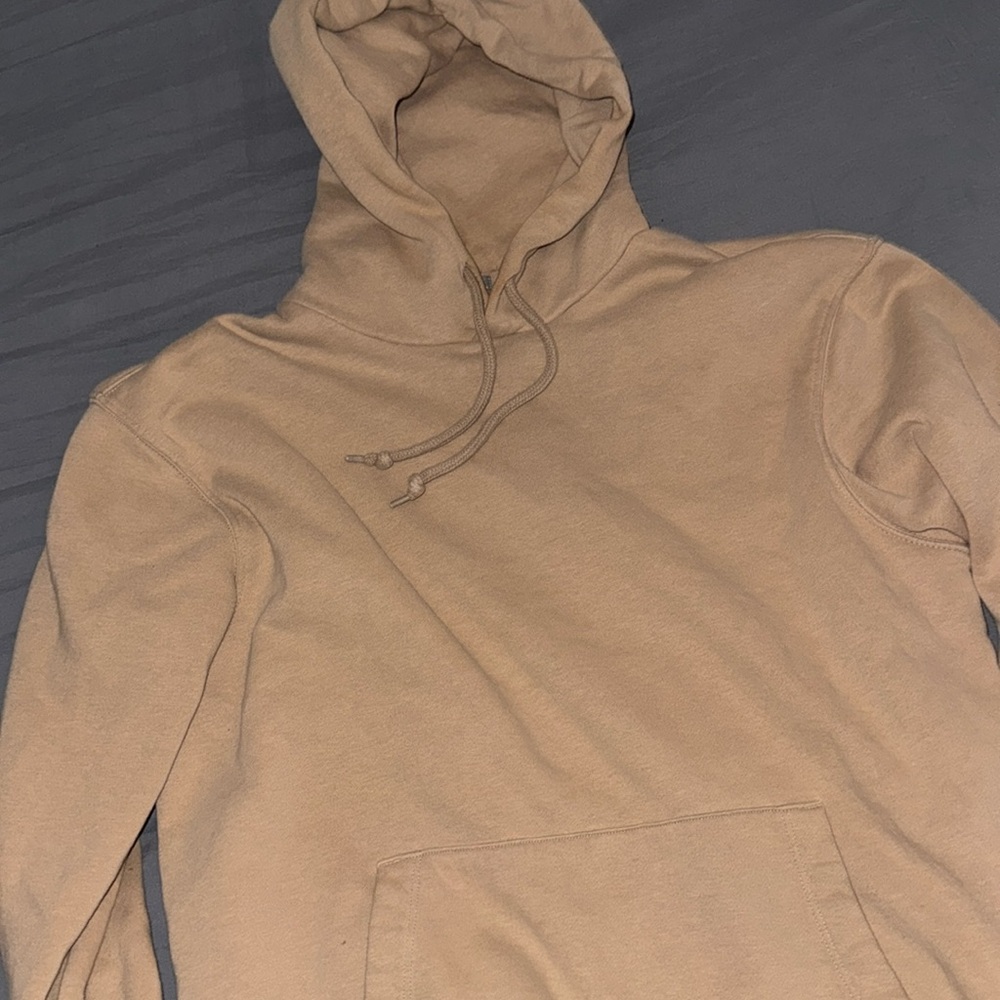 tan gap hoodie